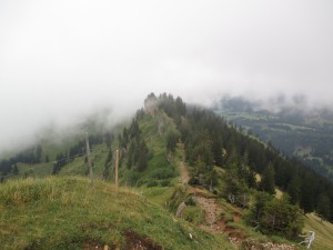 Nagelfluh Gratwanderung zum Staufner Haus im August 2015